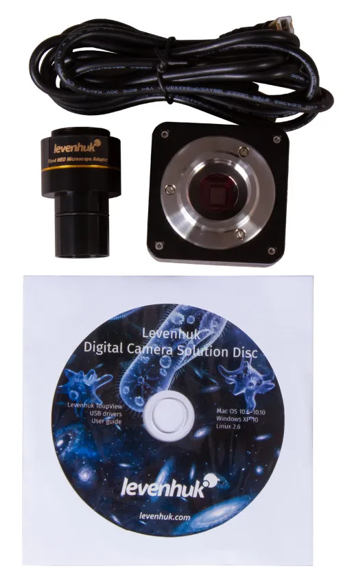 fotografie digitální trinokulární mikroskop Levenhuk MED D35T,  10