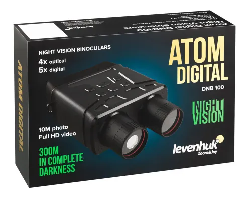 fotografie binokulární dalekohled s nočním viděním Levenhuk Atom Digital DNB100,  10