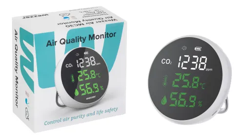 snímek monitor kvality ovzduší Levenhuk Wezzer Air MC30,  3