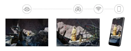 obrázek digitální fotomonokulární dalekohled Levenhuk Kelvin Snap ED 8x42,  5