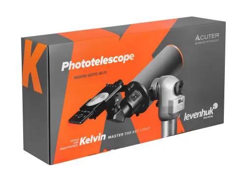 snímek fototeleskop Levenhuk Kelvin MAK90 AZ GOTO Wi-Fi,  16