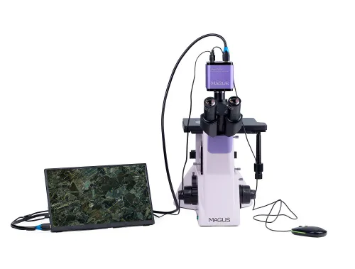 foto metalurgický inverzní digitální mikroskop MAGUS Metal VD700 BD LCD,  6