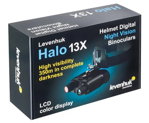 fotografie digitální binokulární dalekohled s nočním viděním Levenhuk Halo 13X Helmet,  13