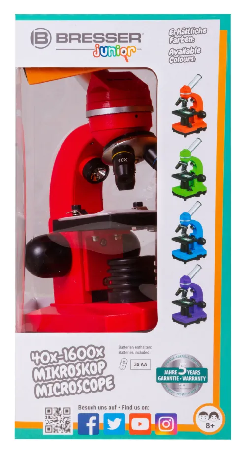 snímek mikroskop Bresser Junior Biolux SEL 40–1600x,  13