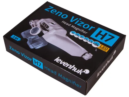 obrázek náhlavní lupa Levenhuk Zeno Vizor H7,  12