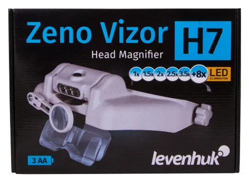 obrázek náhlavní lupa Levenhuk Zeno Vizor H7,  13