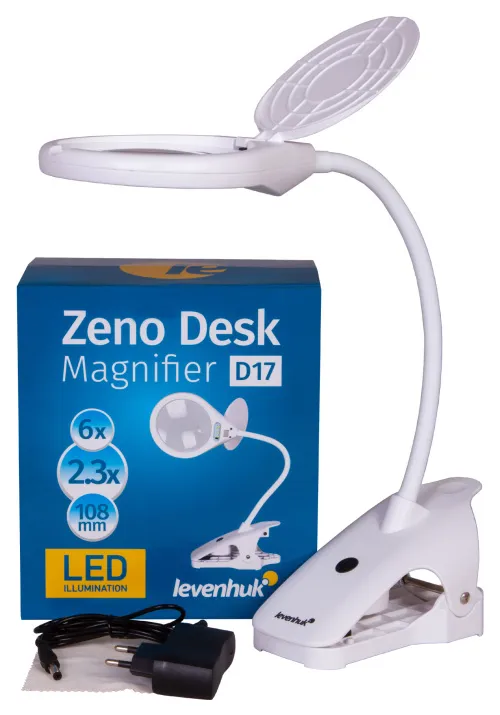obrázek lupa Levenhuk Zeno Desk D17,  2