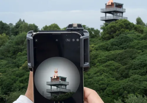 foto telekulár a mikrokulár pro smartphone Levenhuk Kelvin TLC25,  7