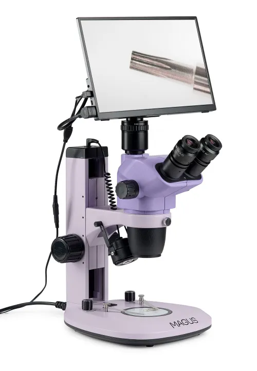 fotografie digitální stereomikroskop MAGUS Stereo D7T LCD BASE,  3