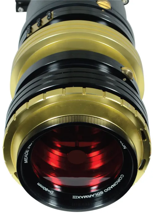 foto dvojitý skládaný solární hvězdářský dalekohled Coronado SolarMax III 90 mm se systémem RichView a BF30,  7