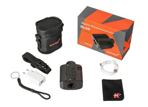 snímek digitální fotomonokulární dalekohled Levenhuk Kelvin Snap 8x25,  2