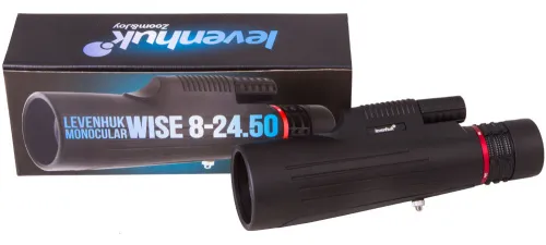 fotografie monokulární dalekohled Levenhuk Wise 8–24x50,  3