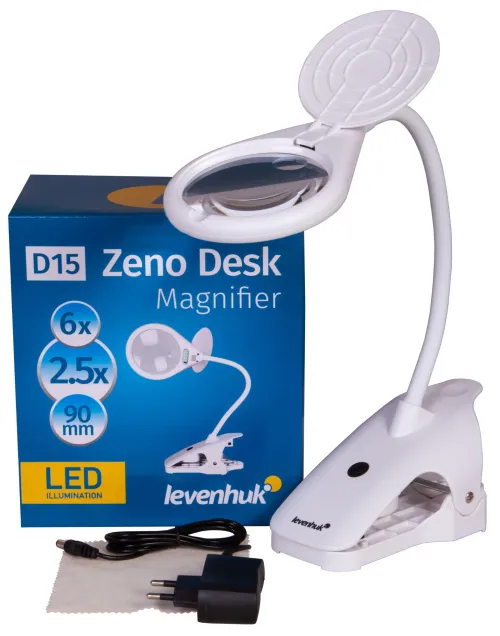 snímek lupa Levenhuk Zeno Desk D15,  2