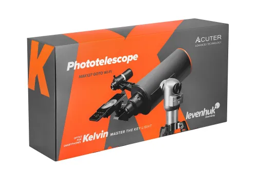 foto fototeleskop Levenhuk Kelvin MAK127 AZ GOTO Wi-Fi,  16