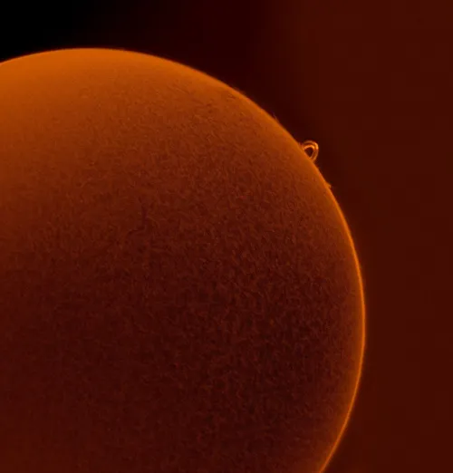 foto solární hvězdářský dalekohled Coronado SolarMax III 70 mm se systémem RichView a BF10,  7