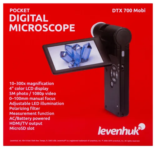 snímek digitální mikroskop Levenhuk DTX 700 Mobi,  18