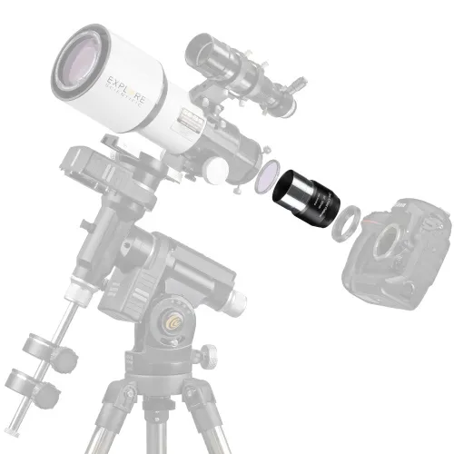 foto vyrovnávač pole Explore Scientific pro apochromatické refraktory Explore Scientific ED80 a ED102,  5