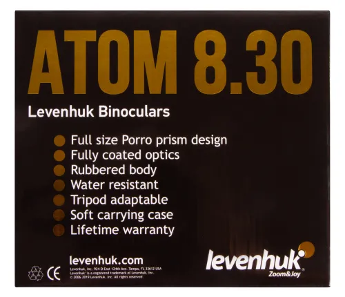 foto binokulární dalekohled Levenhuk Atom 8x30,  15
