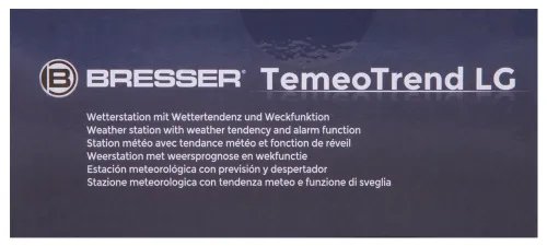 snímek meteostanice Bresser TemeoTrend LG RC, černá,  15
