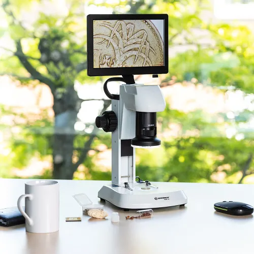foto mikroskop Analyth LCD Bresser,  2