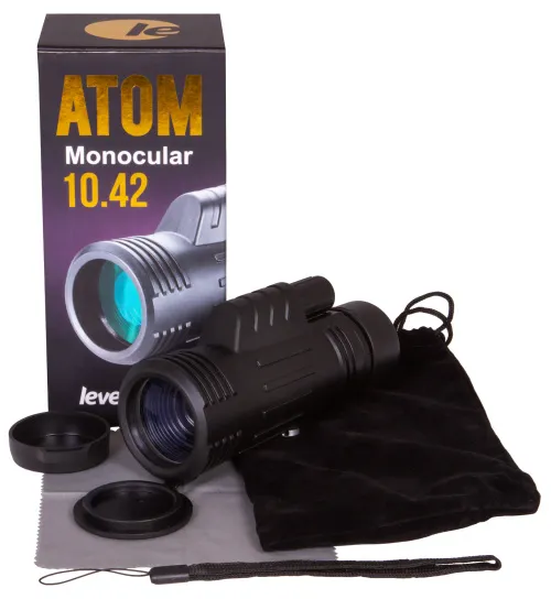 fotografie monokulární dalekohled Levenhuk Atom 10x42,  2