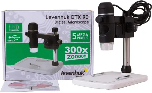 snímek digitální mikroskop Levenhuk DTX 90,  2