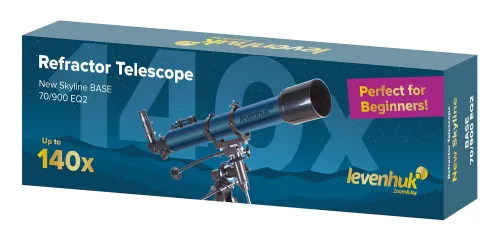 obrázek hvězdářský dalekohled Levenhuk New Skyline BASE 70/900 EQ2,  2