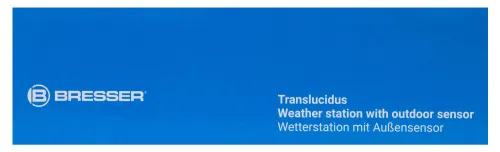 foto meteostanice Bresser RC, transparentní,  20