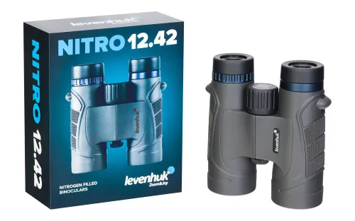 snímek binokulární dalekohled Levenhuk Nitro 12x42,  4