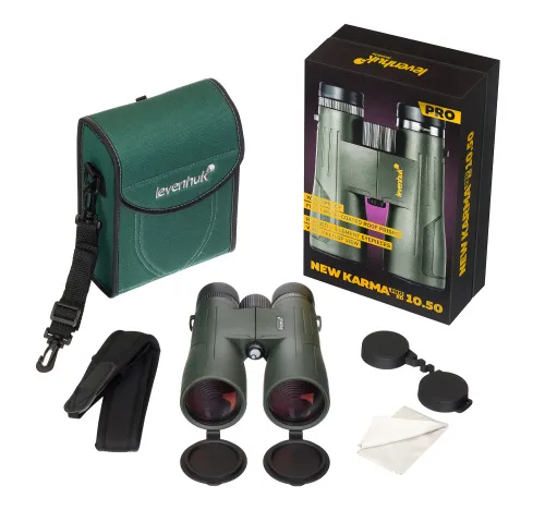 fotografie binokulární dalekohled Levenhuk New Karma PRO ED 10x50,  4