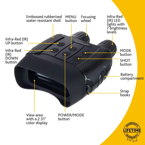 snímek digitální binokulární dalekohled s nočním viděním Levenhuk Halo 13X,  13