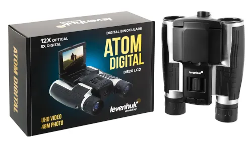 obrázek binokulární dalekohled Levenhuk Atom Digital DB20 LCD,  3