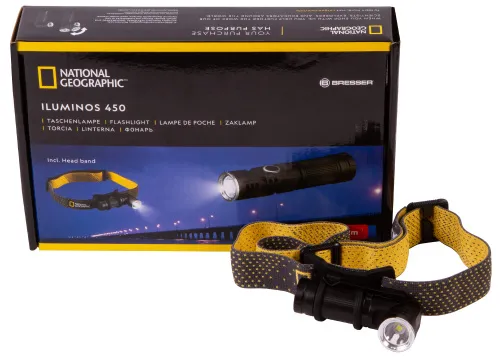 obrázek lED svítilna s popruhem na hlavu Bresser National Geographic ILUMINOS 450,  10