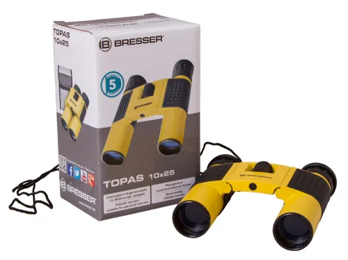 snímek binokulární dalekohled Bresser Topas 10x25,  7