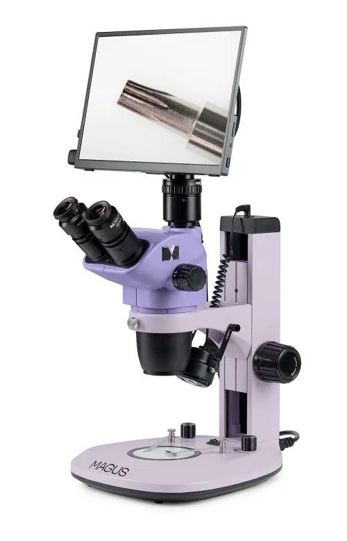 fotografie digitální stereomikroskop MAGUS Stereo D7T LCD BASE,  2