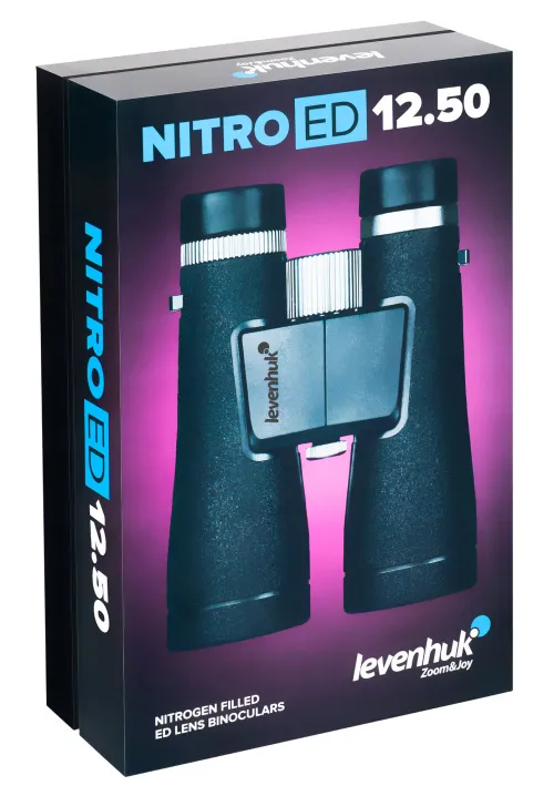 snímek binokulární dalekohled Levenhuk Nitro ED 12x50,  12