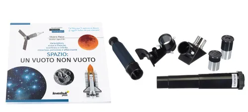 foto hvězdářský dalekohled Levenhuk Discovery Spark 506 AZ s knížkou,  3