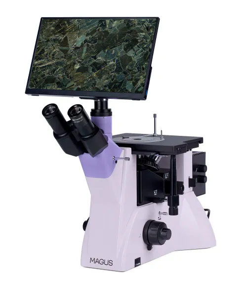 foto metalurgický inverzní digitální mikroskop MAGUS Metal VD700 BD LCD,  3