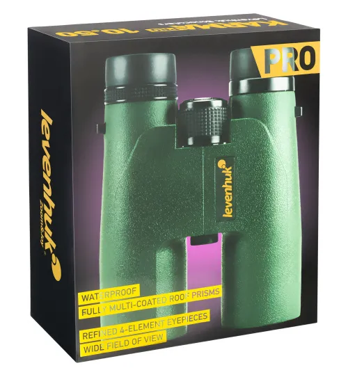 foto binokulární dalekohled Levenhuk Karma PRO 10x50,  10