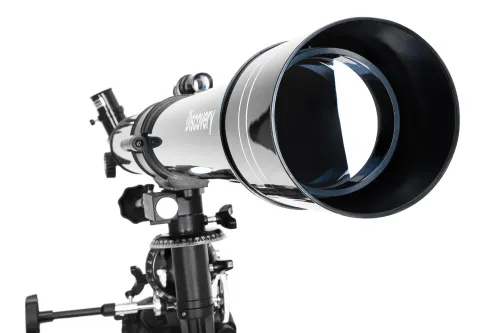 foto hvězdářský dalekohled Levenhuk Discovery Spark 709 EQ s knížkou,  9