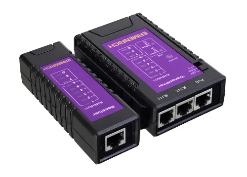 snímek tester kabelů a PoE Ermenrich NetGeeks NP10,  5