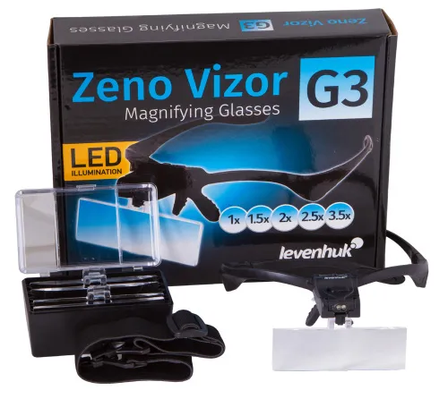 snímek zvětšovací brýle Levenhuk Zeno Vizor G3,  2