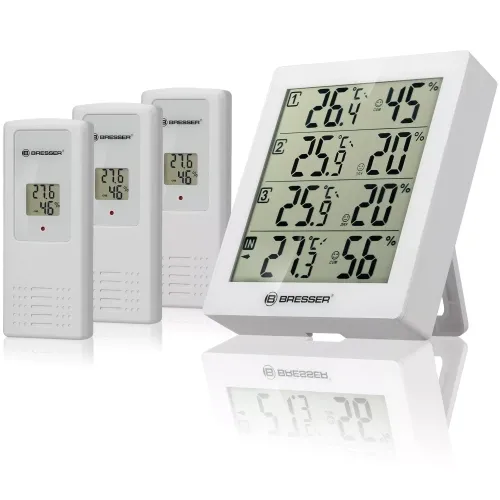 snímek meteostanice Bresser Temeo Hygro Quadro,  4