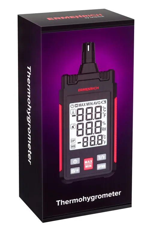 fotografie termohygrometr Ermenrich Wett TU20,  9