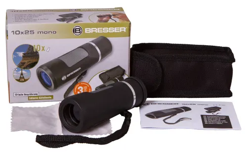 foto monokulární dalekohled Bresser Topas 10x25,  5