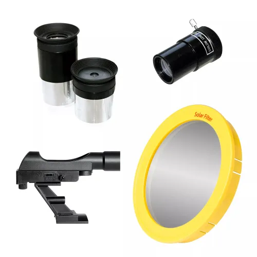 foto hvězdářský dalekohled Bresser Polaris-II AR-102/600 EQ-3 AT-3 se solárním filtrem,  5