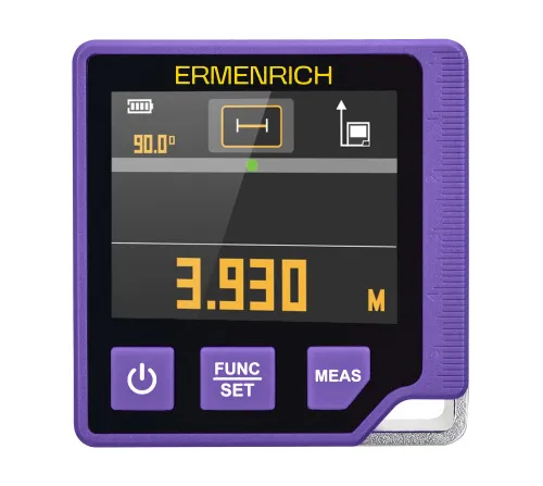 snímek digitální vodováha s laserovým měřičem "3 v 1" Ermenrich Verk LQ60,  4