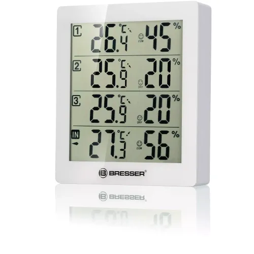 snímek meteostanice Bresser Temeo Hygro Quadro,  2