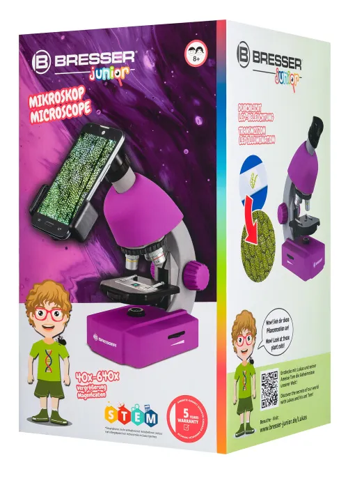foto mikroskop Bresser Junior 40–640x,  11