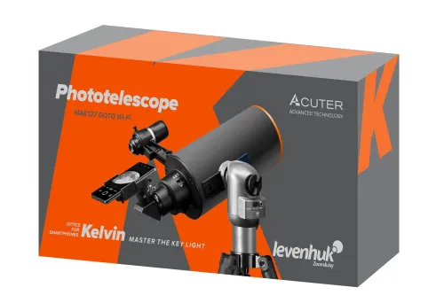 foto fototeleskop Levenhuk Kelvin MAK127 AZ GOTO Wi-Fi,  10